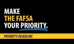 Many college FAFSA priority deadlines are quickly approaching! 
Make sure to complete your FAFSA over the break! Check your college's webpage for details and deadlines.
#FAFSA <a href="/Denton_High/">Denton High School</a> <a href="/RyanCounselors/">RHS Counselors</a> <a href="/GuyerCounselors/">Guyer Counselors</a> <a href="/bengalcounselor/">BraswellHSCounselors</a>