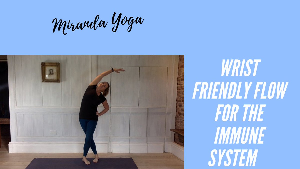 yogamiranda's tweet image. A standing yoga flow for the immune system that avoids pressure on the hands/wrists
#wristfriendlyyoga
#mindfulflow
#yogaflow
#yogafortheimmunesystem
#yogaforsorewrists
