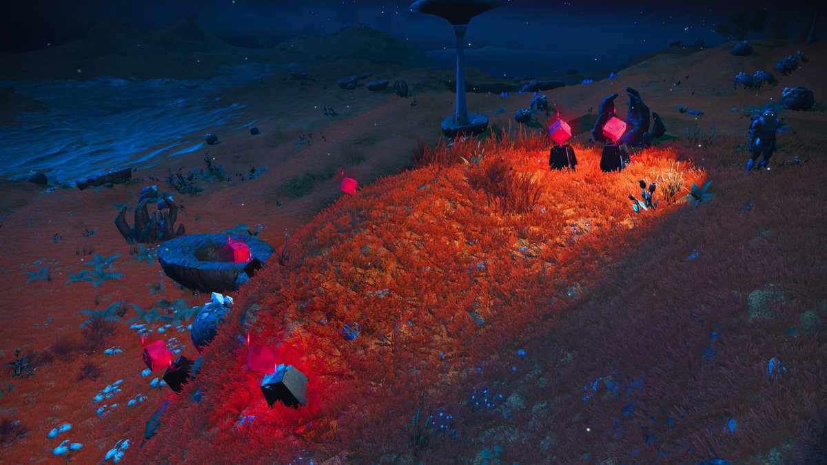 I will end this thread with a heartfelt thank you to  @NoMansSky The love you have for this game as you continue to create it shows and thank you for sharing it with me! This fellow traveller is happy and you played a role in that! 