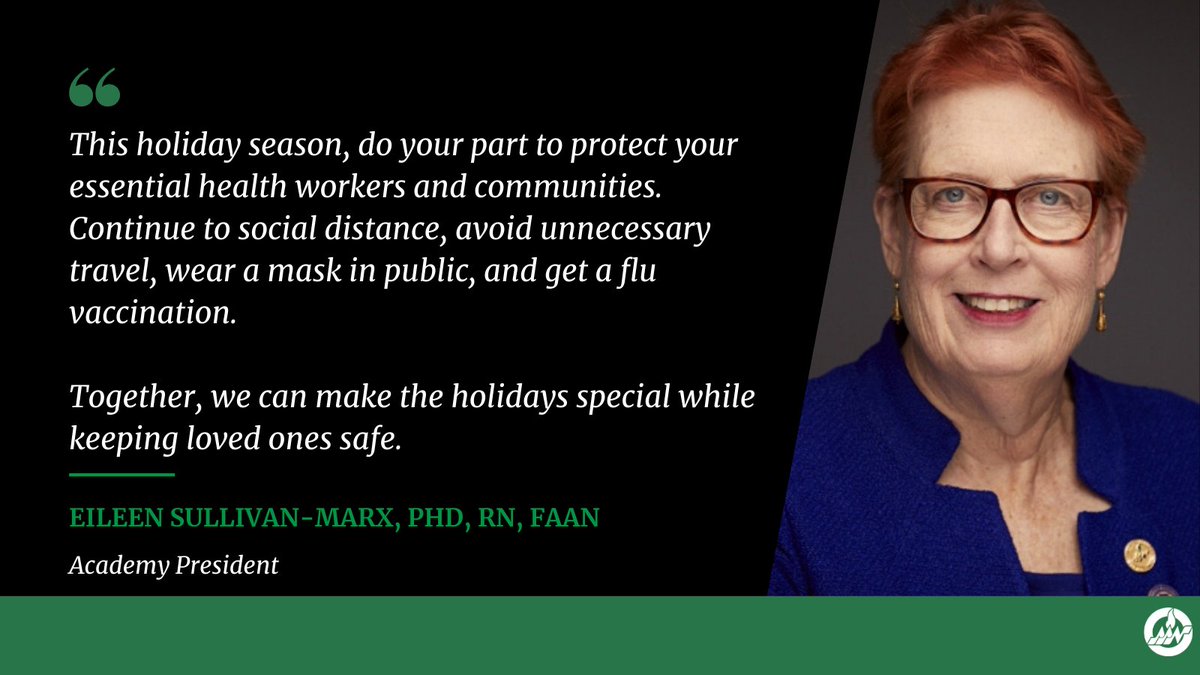 AAN_Nursing's tweet photo. Stay safe during the holidays! Learn more about holiday gathering guidelines here: https://t.co/wTlSo0mLHj https://t.co/q9EqRkNq7a