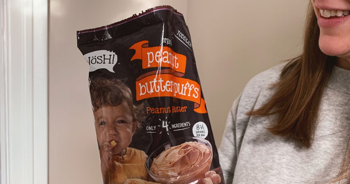 luv2nosh's tweet photo. Fact: Our peanut butter puffs have only 4 ingredients and 0g of sugar! It's a tasty and healthy organic snack with the crunch toddlers love!
.
.
.
#luv2nosh #noshfoods #peanutbutterpuffs #snacktime #toddlersnacks #organicsnacks #organickidssnacks #nutrition #eatwell #foodfacts https://t.co/2kvV42tWFB