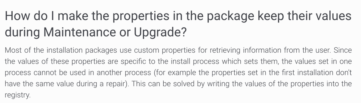 advinst's tweet photo. 💡Saving properties in the registry to read them back on maintenance? We do that automatically for you. Check our User Guide --> 

https://t.co/cPvgrh5yuu

#windowsinstaller #properties #applications #applicationpackaging #packagers https://t.co/oaBXjm3UCM
