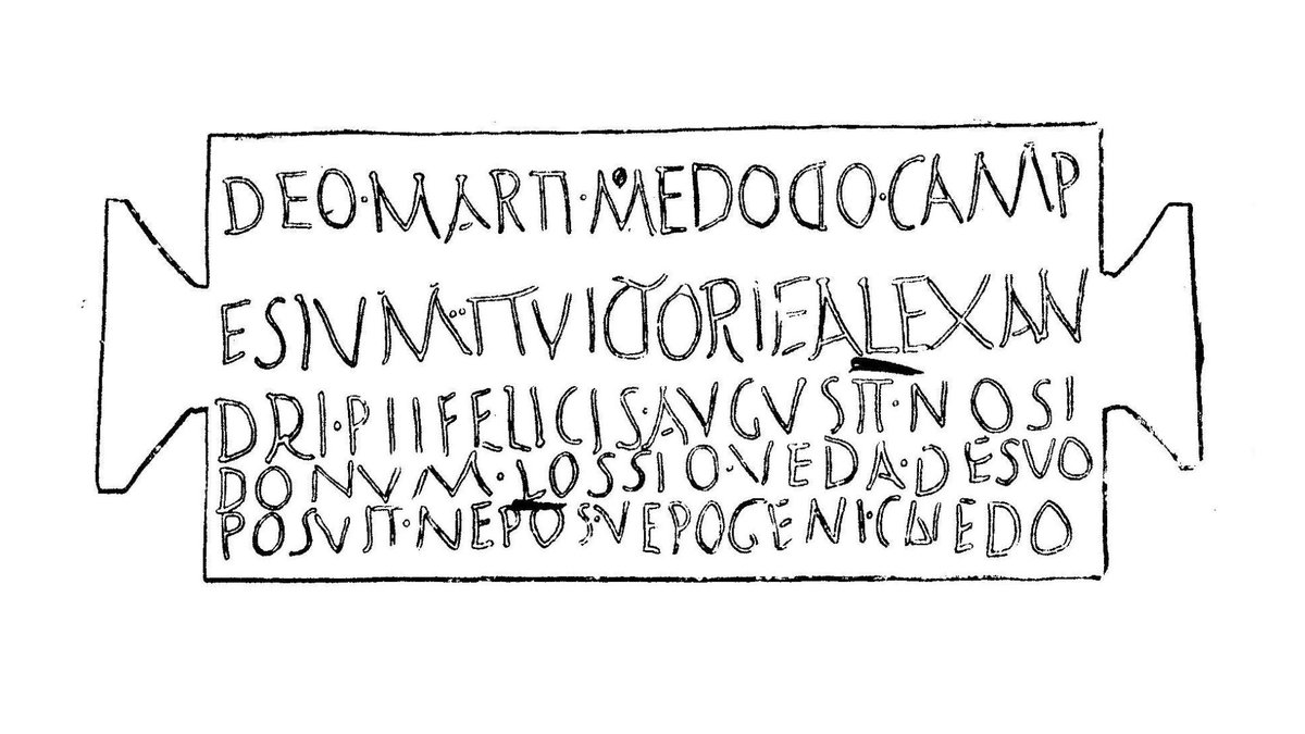 5) ...When Lossio had his name punched into his Roman-style dedicatory plaque he also stamped his name, which would otherwise be completely lost, into the historical record forever.Lossio Veda's plaque from Colchester (222-235 AD) can be seen at the British Museum [END]