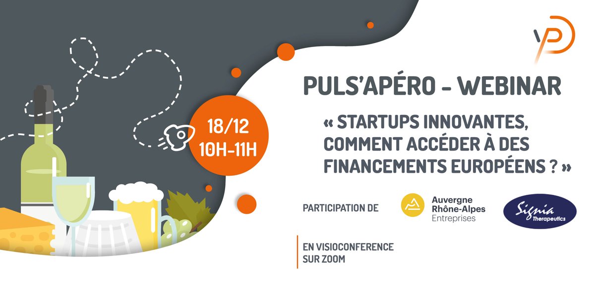 Pulsalys's tweet photo. Près de 35 entrepreneurs ce matin à notre webinaire sur les #financements #européens 🇪🇺. Merci à nos intervenants @Maud_EURALIA @AURAentreprises &amp; @PizzornoAndres
 #SigniaTherapeutics et à l'ensemble des participants https://t.co/ARtU3o27sr