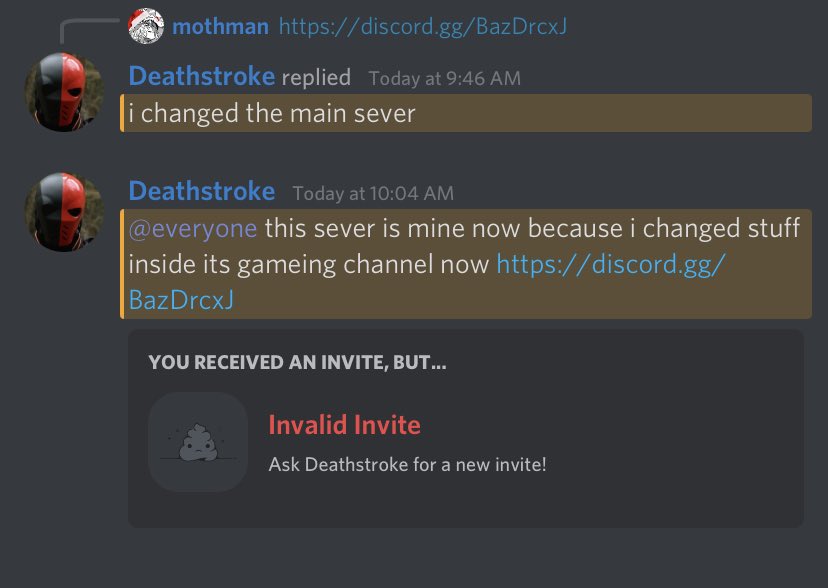 h34d4sss's tweet photo. update on the second server- one of the owners has turned it into a “gaming server” now and is freaking out in one of the investigation servers i’m in https://t.co/zArlg3Cp73
