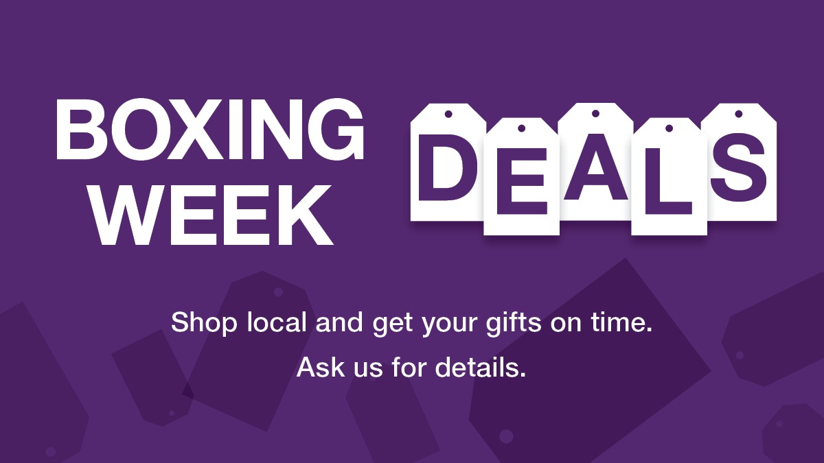 Why wait until Boxing Day? Our boxing week deals are starting early! Save on TELUS phones, accessories, services, and more. Available at our #GrandePrairie and #RedDeer locations while supplies last. bearcom.ca/solutions/phon…