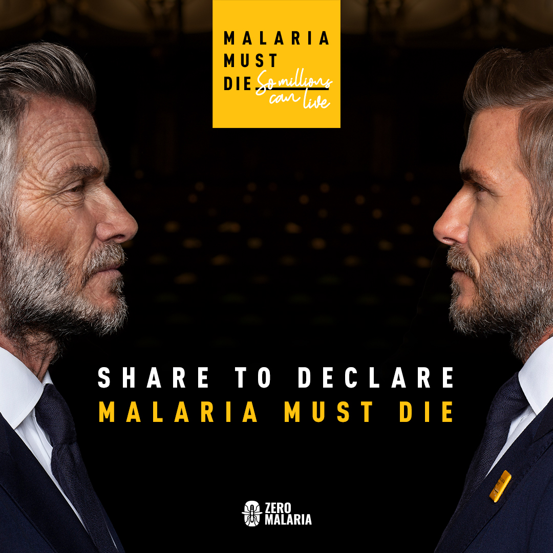 The new @malariamustdie campaign with David Beckham launched in early December, showing us a glimpse of a world without #malaria. 🌍 We believe a safer world is possible - we must work together to achieve it! 
#CountdownTo2021