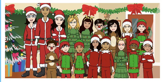 HolyVirtual's tweet image. Merry Christmas from the grade 4-6 @HolyTrinitySD virtual classes! #JesusIsTheReason