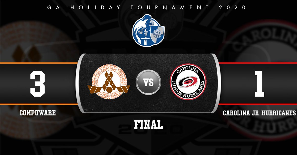 GA Holiday Tournament Game 1:
FINAL: <a href="/CompuwareHockey/">Compuware Youth Hockey</a> defeats <a href="/JuniorCanes/">Carolina Junior Canes</a> 3-1.
