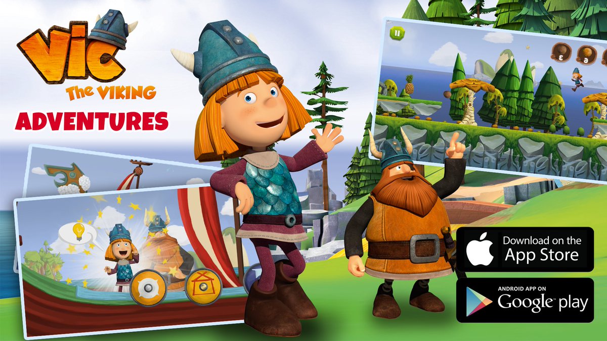 midnightpigeons's tweet photo. There's no better time than the holidays to play some cheerful and educational games for the youngest gamers out there! Our #Studio100 titles are all discounted (to €1) on Android/iOS. This includes Vic the Viking, Maya the Bee and Heidi! 

Discounts run until December 25th! https://t.co/m6ep91SOKs