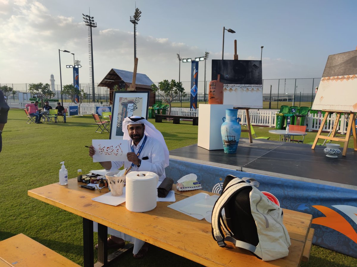 جانب من مشاركة مركز الفنون البصرية في افتتاح ملعب الريان قبل مباراة نهائي كأس الأمير .. ضمن الاحتفالات باليوم الوطني للدولة ٢٠٢٠
#اليوم_الوطني_القطري #نحمدك_ياذا_العرش