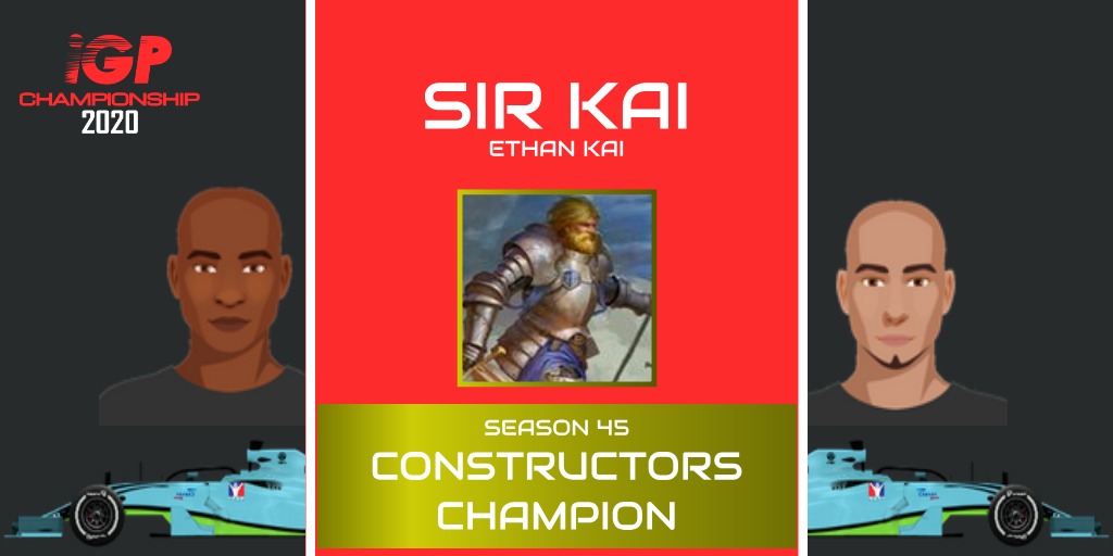 iGPChamp2022's tweet photo. Sir Kai are crowned champions for a second time in a row! ^RP
@iGPManager #igpmanager https://t.co/37KyZlh3rB