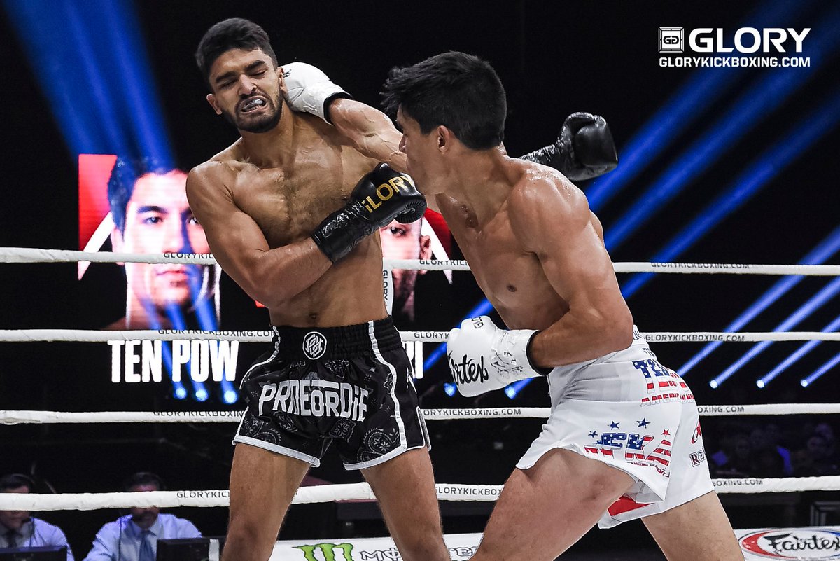 prideordie's tweet photo. En 2019 lors du #Glory67 à Orlando (USA) le marocain 🇲🇦 Houssam El Kasri en #PRiDEorDiE défia l'étoile montante locale Asa Ten Pow lors du co-main event de la soirée ! Après une guerre de 3 rounds c'est malheureusement l'américain qui remporta le combat par décision... ☠👊💥 https://t.co/VcTYRhQgsn