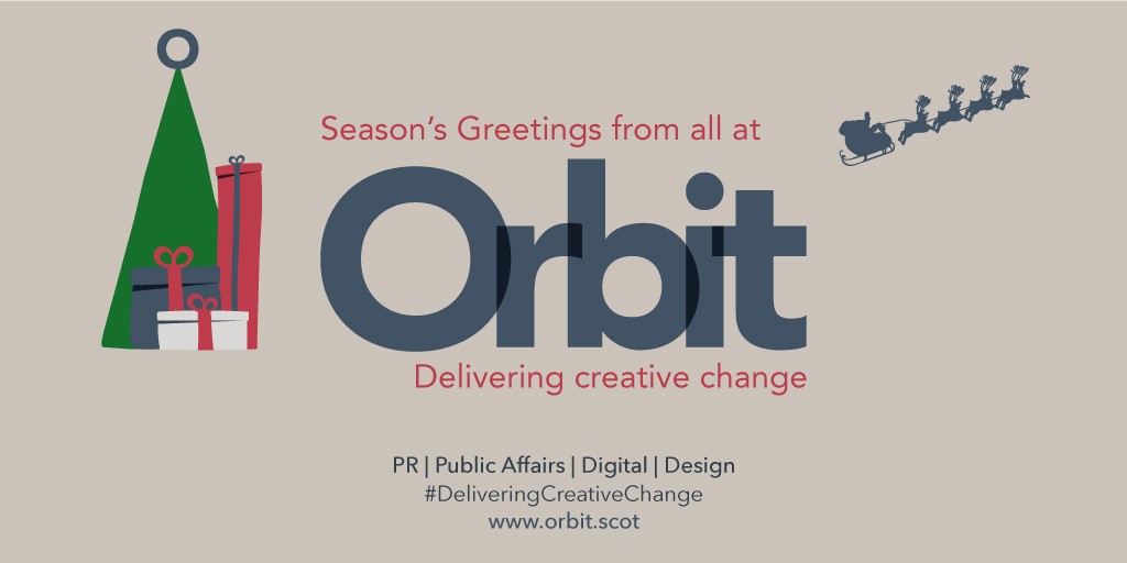 orbit_agency's tweet photo. A #MerryChristmas and a fantastic 2021 from all at Orbit Communications when it comes! #DeliveringCreativeChange #Christmas2020 #Christmas #xmas2020 https://t.co/LaCAlrCkK5