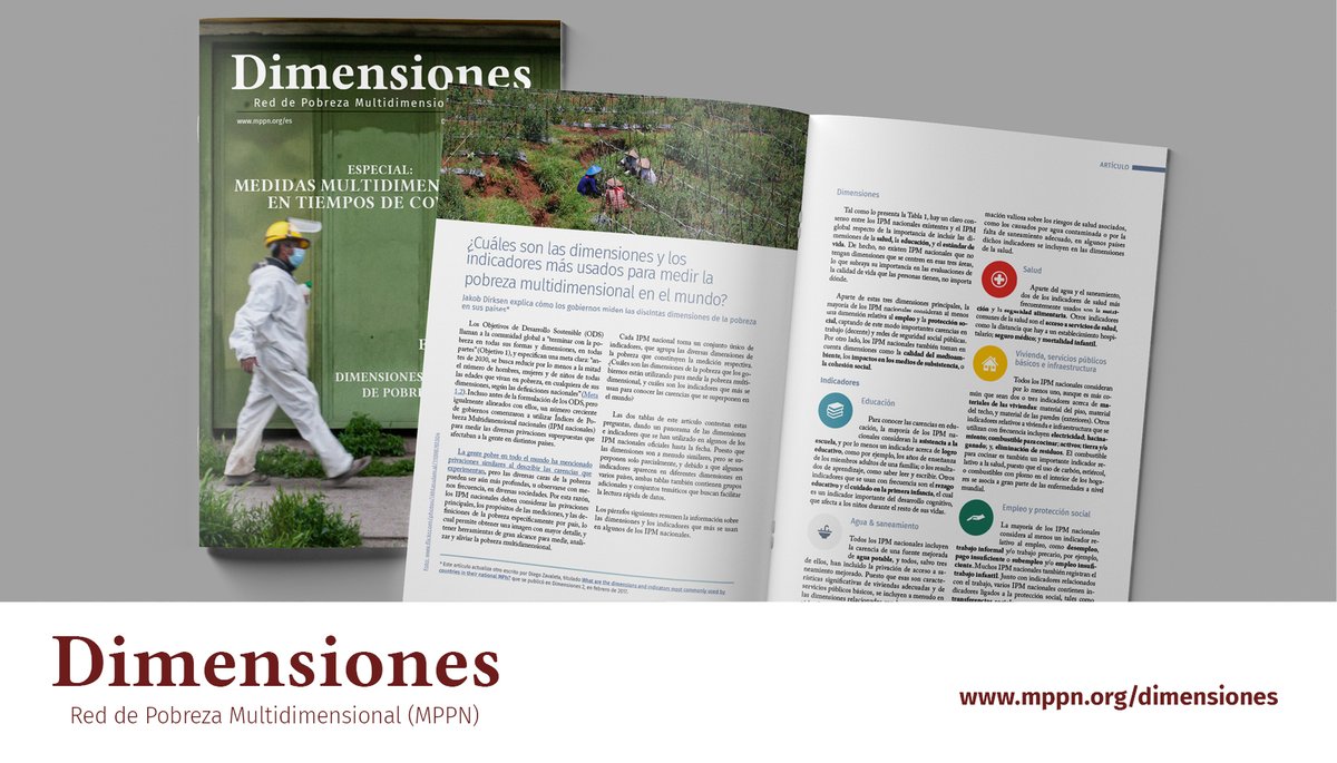 ophi_oxford's tweet photo. ¡Atención!
Ya está disponible la nueva edición de Revista #Dimensiones. Este número se centra en las medidas #multidimensionales durante #COVID19: ¿Qué han hecho los países? https://t.co/tMphpYSmcC https://t.co/NL10RJ3EN3