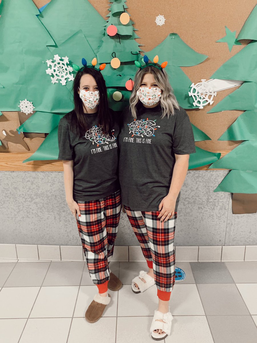 2nd annual matching Christmas pajamas 🎄❤️🎄