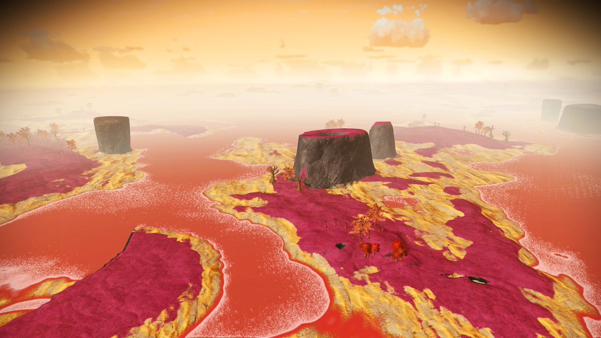 I love how  #NoMansSky allows you to just go explore! I do quest then get sidetracked and wind up on a forgotten planet or another galaxy!!!