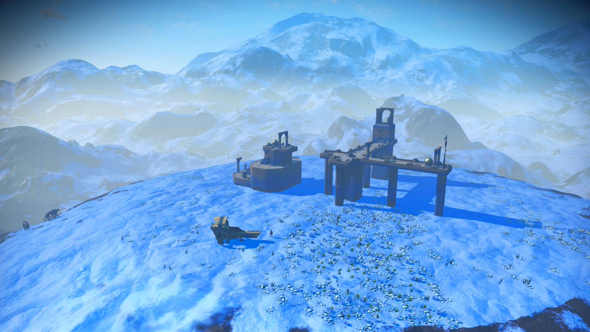 I love how  #NoMansSky allows you to just go explore! I do quest then get sidetracked and wind up on a forgotten planet or another galaxy!!!