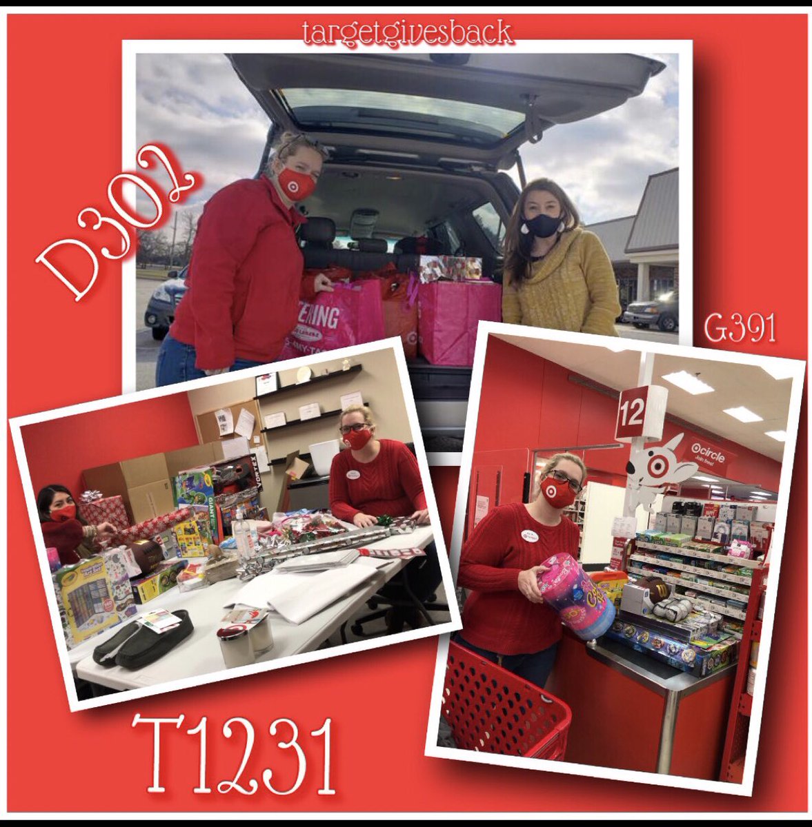 Love spreading the holiday cheer and giving back!! So glad we were able to help out our local Boys and Girls Club!! #targetadoptafamily #R300givesback #D302 #G391 #T1231