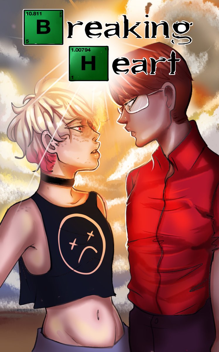 yucenkio's tweet photo. a little taste of the breaking bad au i'm doing on my patreon!! I'm so excited about this, is like a prequel of #hurtcomic is going be intense 😈😈😈 #radiodust #breakingbad https://t.co/hmAwBUX01J