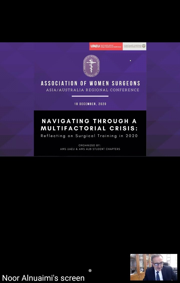 Happening now. I know how much hard work and sweat was shed in the organization of this conference. Surgery for all! <a href="/AUB_AWS/">AWS - AUB Chapter</a> #surgery #medtwitter