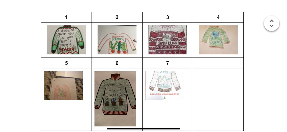 RienasScience's tweet photo. This is one of my favorite activities to do with my students! Thanks to those who participated 🎉🎄 #uglychristmassweater #anatphys #botzoo https://t.co/M16yl9dHxB