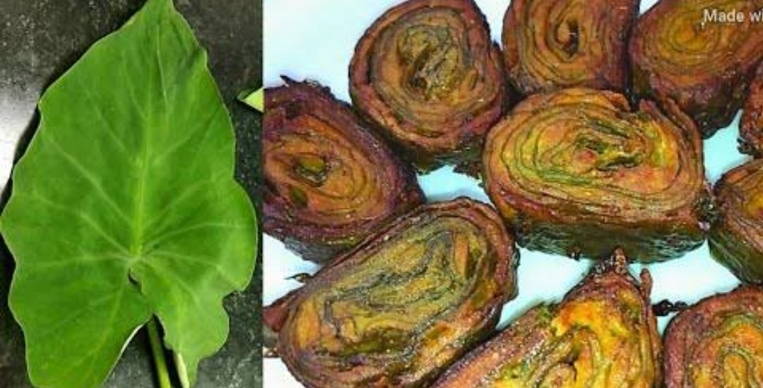 Rikwach (Arbi ke patte ke pakode) : while Patra from Maharashtra n Gujarat are very famous, Rikwach from Bihar is a lost delicacy. Even Biharis outside Bihar call it Patra . Tender leaves of Arkanchan/ Arbi/ Tonti/ Pechki (so many names for 1 veggie) are stacked n rolled