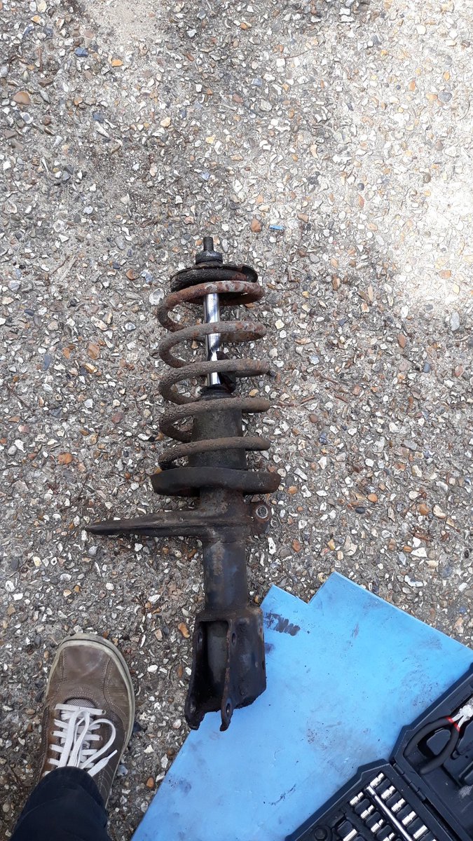 ... me in the face. Which is a bonus. What did I say I was worried about? Yes. The ride height. And yes it is higher. The front moreso. I think I'll recondition the old springs and refit them next year.