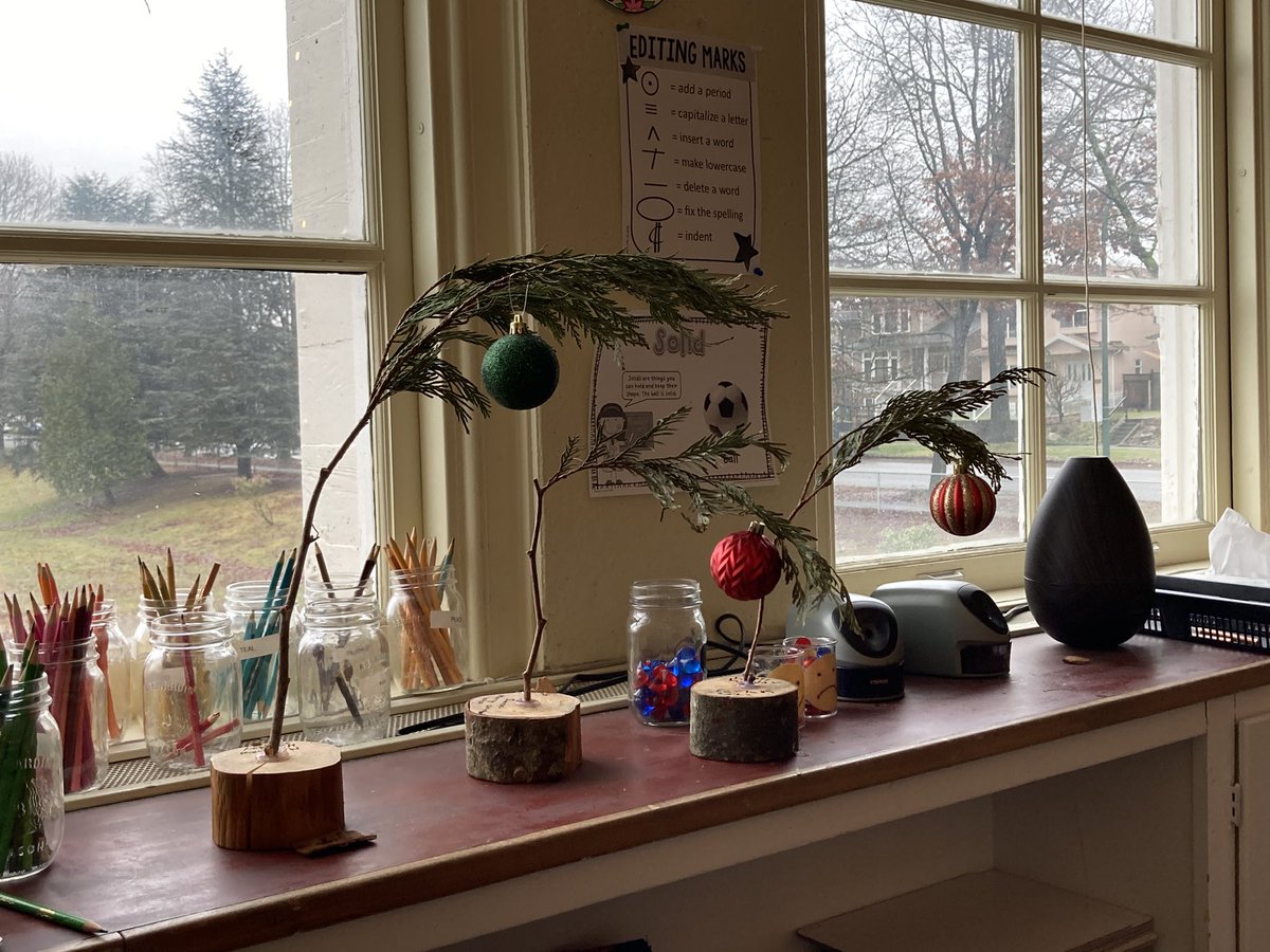 Division 6 created these awesome Charlie Brown Christmas Trees using fallen branches on our neighbourhood walk. 

Learning about the spirit of the holidays and the meaning of the
#charliebrownchristmastree 

<a href="/VSB39/">Vancouver School Board</a> <a href="/renfrewschool/">Renfrewschool</a> #outdooreducation