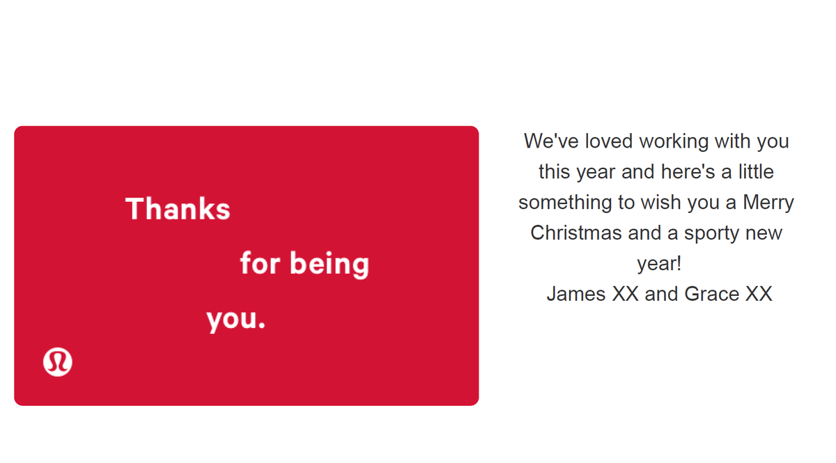 Santa has been to town! I love my team (and not just for the <a href="/lululemonUK/">lululemon UK</a> gift cards, but that's also nice).

Thank you <a href="/thinkingjames/">James B</a> <a href="/Littlegracious/">Grace Keeling</a> <a href="/giant_thinking/">Made By Giants</a>