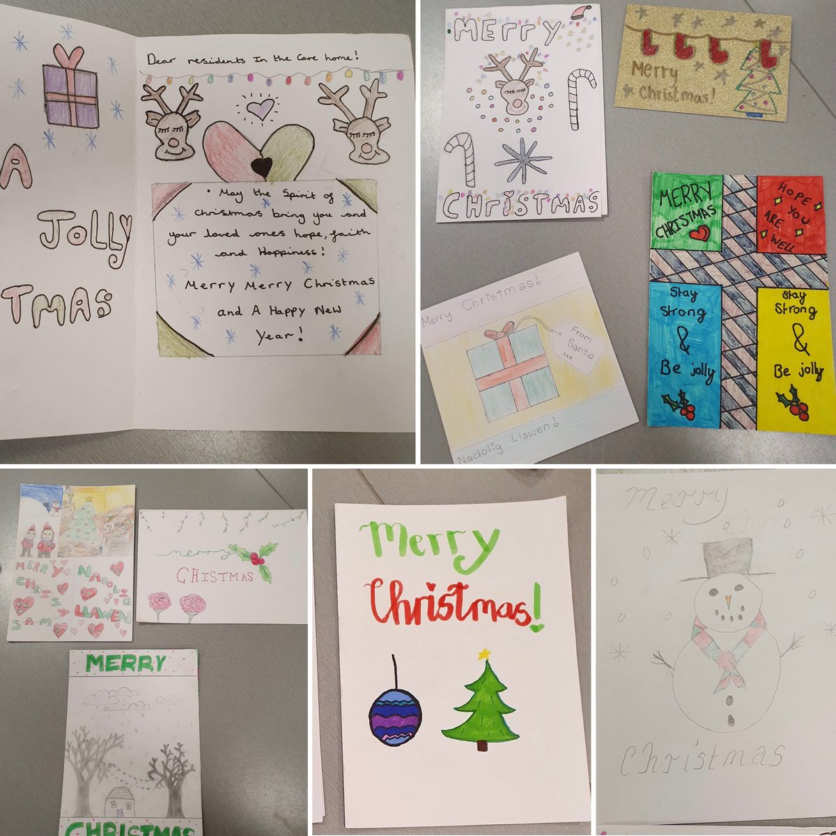 Just a few Christmas cards from year 8 to wish all those in our community a very Merry Christmas 🎄 Take care and stay safe 🎄<a href="/NewportH/">Newport High School</a>
