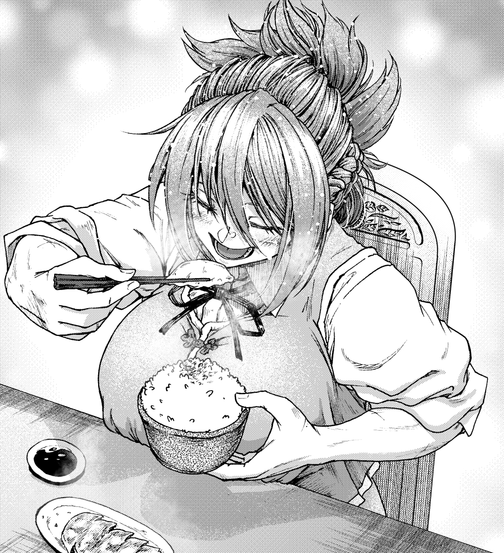名称知らんけどこのお団子髪型めーりん非常に可愛いと思うのです。みんな描いて。 