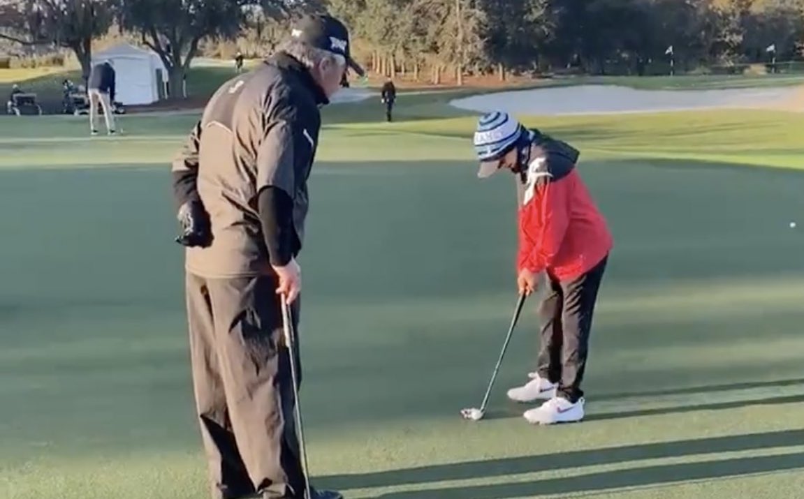 Seems like a good time to remind everyone that <a href="/garyplayer/">GARY PLAYER</a> once had dinner with Willie Auchterlonie, the 1893 <a href="/TheOpen/">The Open</a> champion. Incredible that Charlie Woods generation will still only be two degrees separation from Old Tom &amp; Co.