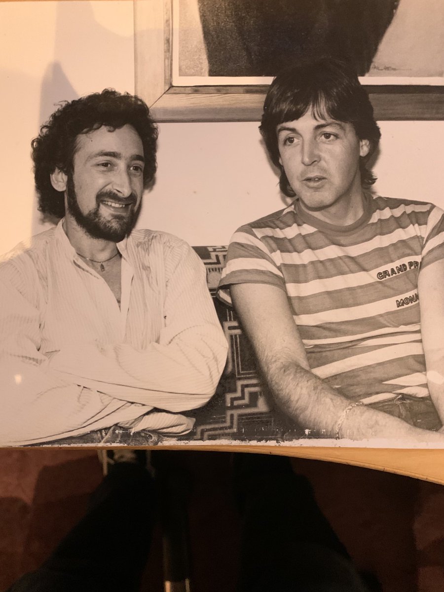 On the day that ⁦<a href="/PaulMcCartney/">Paul McCartney</a>⁩ releases a new album, just found this nice shot taken at MPL for an interview we did for Thames TV circa ‘78