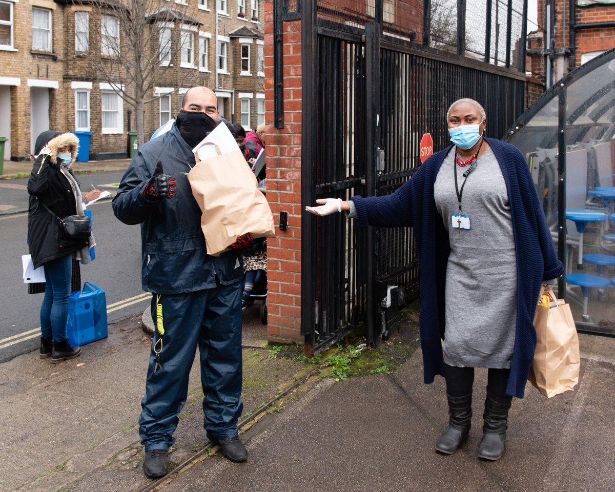 We would like to say a massive thank you to <a href="/sfmtweet/">School Food Matters</a> for their generosity. The food boxes will make a huge difference to so many of our families. Thank you to all the staff who helped pack and distribute. #community #Southwarkschool #Catholictwitter