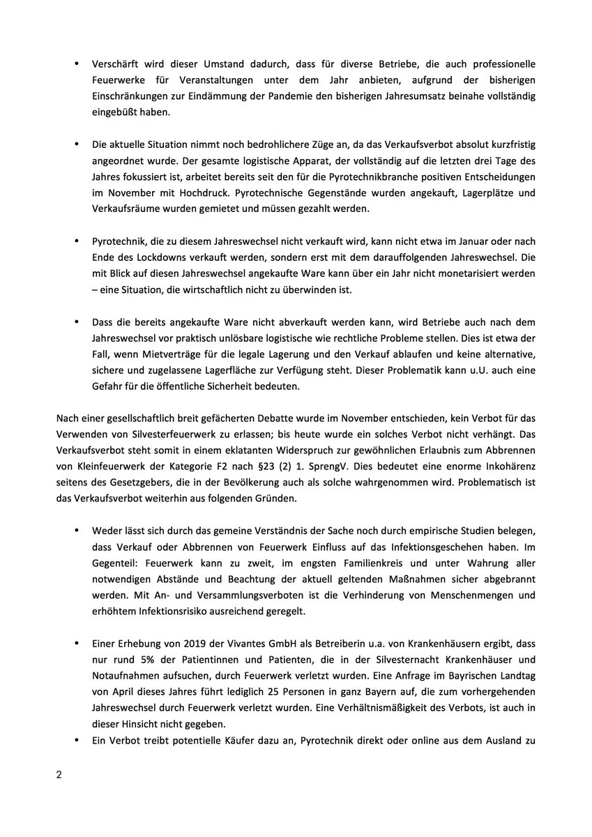 BVPyrotechnik's tweet image. Der offene Brief des BVPK und 150 Unterzeichnenden pyrotechnischen Betrieben #Seehofer @BMISprecher #Merkel @RegSprecher, die Abgeordneten des @Bundesrat sowie die Regierungschefs der Länder.
