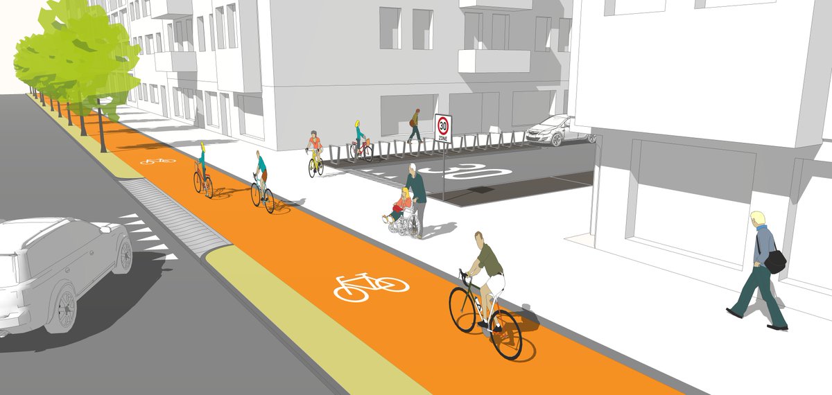 FahrradClub's tweet photo. #InnoRAD Best Practice: Niederländisches Kreuzungsdesign! 🤓
Menschen machen Fehler im Verkehr. Deshalb müssen Kreuzungen so gebaut sein, dass Unfälle nicht mehr möglich sind. Tempo runter, Sicherheit rauf!
Alle Infos auf: https://t.co/3A7lItOySo
Bilder: ADFC / Timm Schwendy https://t.co/VSqABY27NO