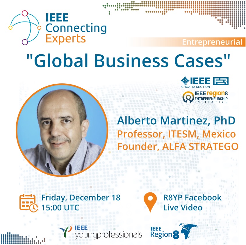 Region8YP's tweet photo. Good day everyone! 💡💡 IEEE #ConnectingExperts is live now with Phd. Alberto Martinez from Mexico -> Professor at Monterrey Institute of Technology
🎙️🎙️ https://t.co/ujFfLmhUXE https://t.co/mrEOLkUCss