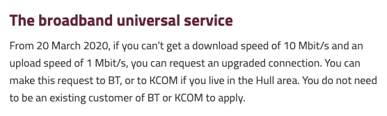 Tony_NTR_'s tweet photo. not here to start a bidding war between @WeAreOpenreach and @virginmedia , but whoever I can offer me better speeds than this, without charging hundreds of pounds has me as a customer!! 
Please remember @ofcom has implemented a Broadband universal service https://t.co/vfxtb4tNT5