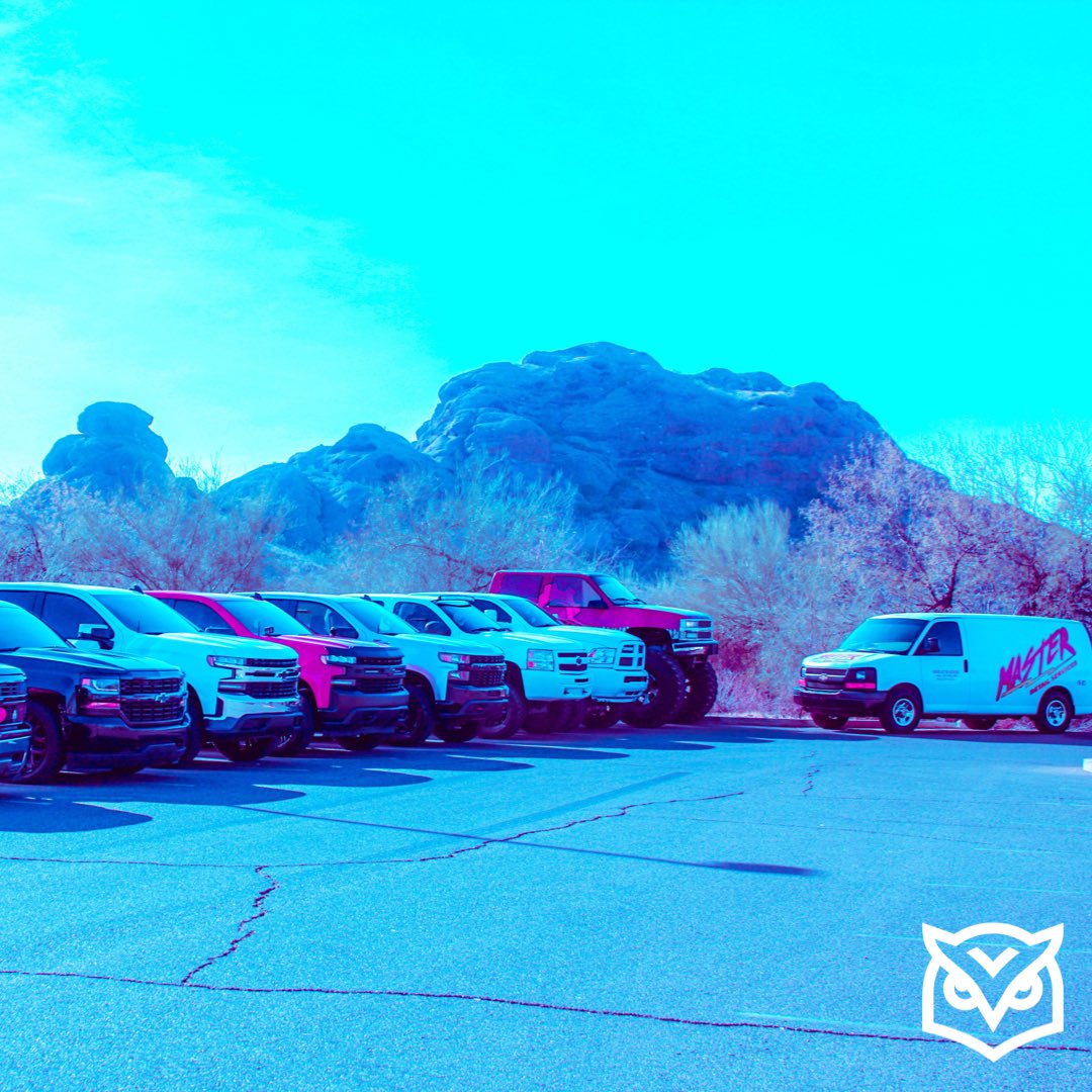 ManleyMarketing's tweet photo. We had a lot of fun last week participating in a truck run to promote Master Detail Services. There were a lot of great looking trucks, great people, and great support. A big thank you to Victory Accident Solutions for always being available to jump in and support.🦉 https://t.co/Slabb23seS
