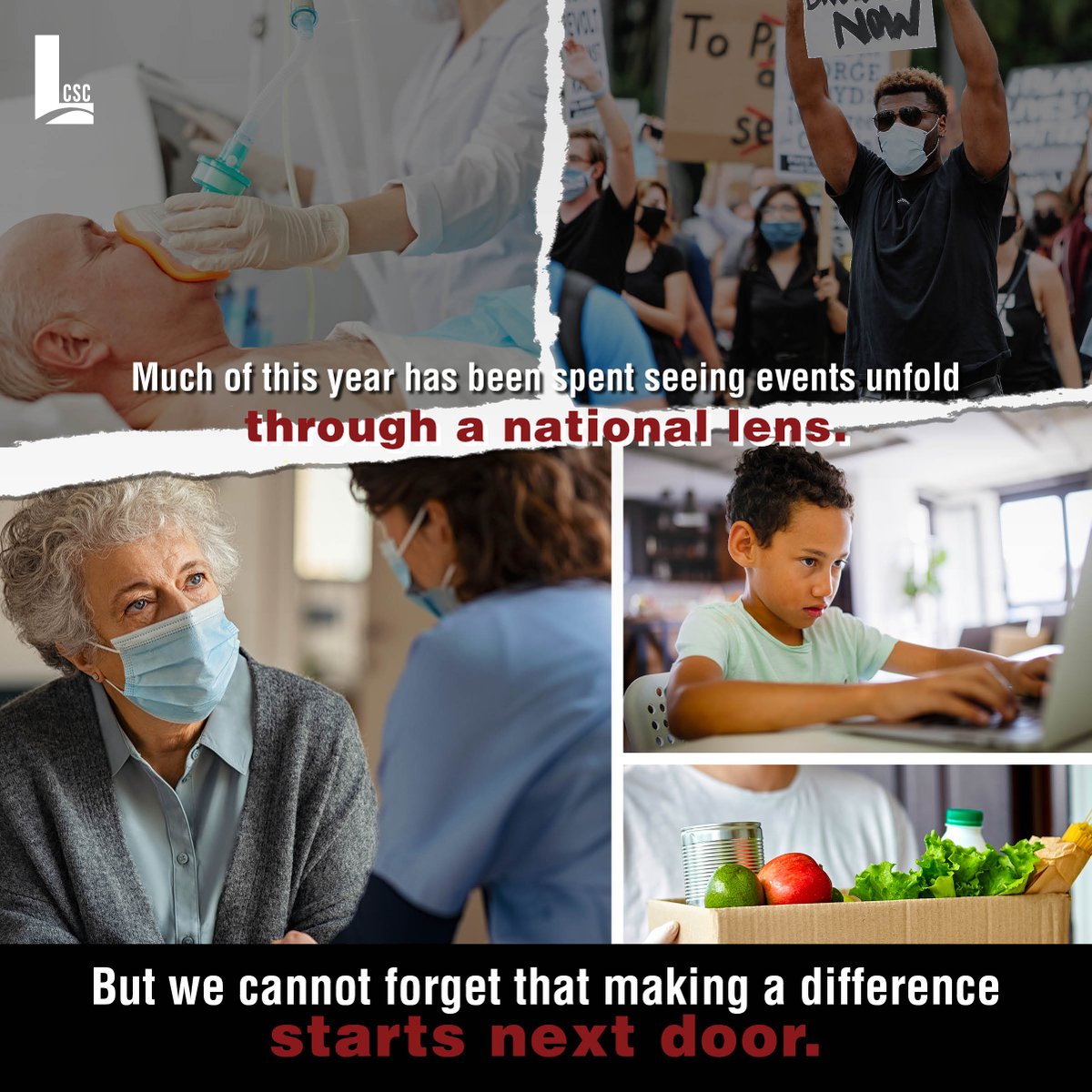 2020 has been a year of challenges, from the pandemic, to protests over social injustice, to a contentious election. It’s time to shift our attention to local challenges. Making difference starts next door and we invite you to help us help our neighbors. ow.ly/bcRf30rp4IM