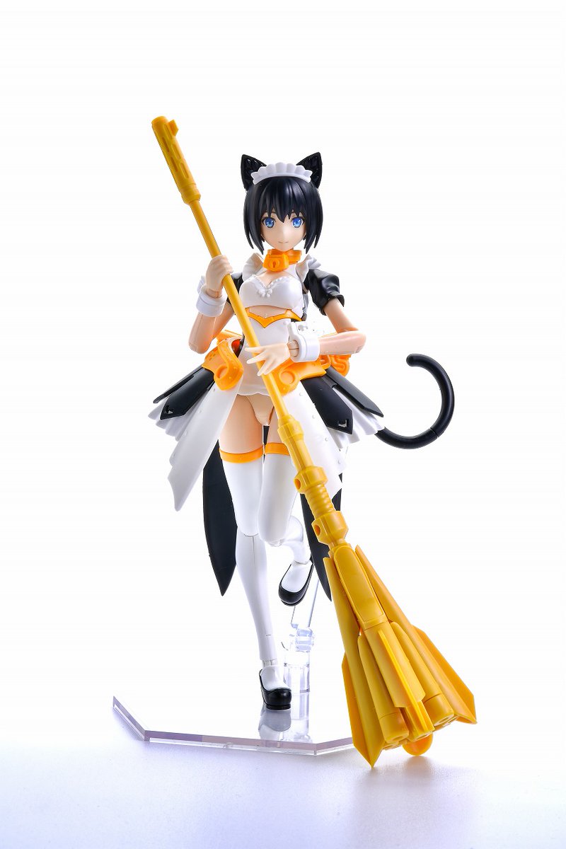 Tony氏デザインの新たな美少女プラモデルに注目 ギルティプリンセス メイドロイド ミャオ のテストショットが初公開 電撃ホビーウェブ