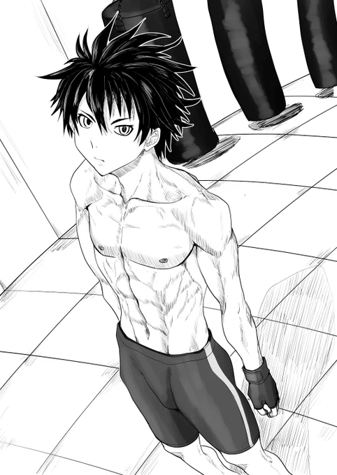 つんつんヘアーくん線画完成

漫画的な表現にしてみました 