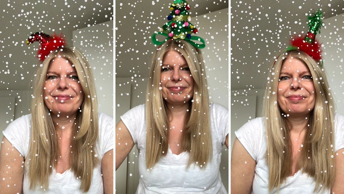 katja_schmalen's tweet photo. Getting Ready für die digitale @IDC_Deutschland XMAS-Party heute Nachmittag. 1, 2 oder 3? Kollegen, lasst euch überraschen! #idc #bestteam #daswirdlustig https://t.co/oNUgxKGc0Q