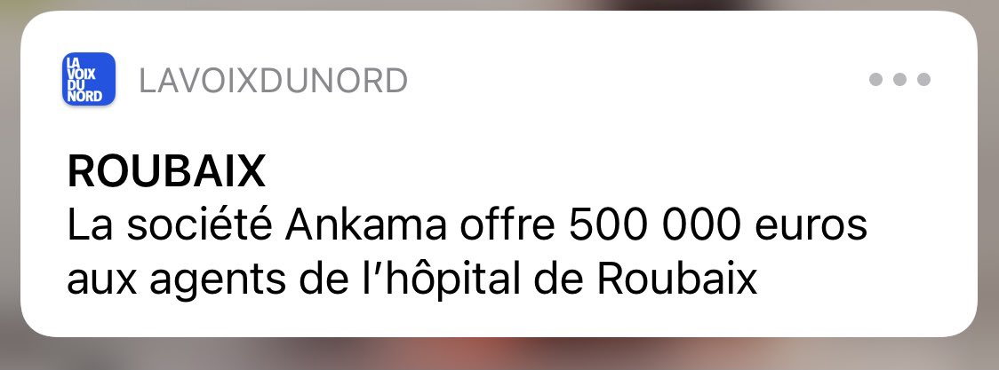 ANKATVfr's tweet photo. Très beau geste de la part de @AnkamaGames bravo ! Voilà une raison de plus d’aimer cette entreprise https://t.co/9wczijoyv9
