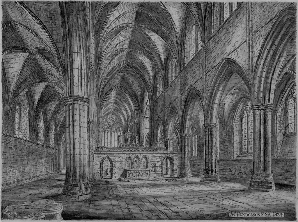 Through the C14th and C15th, the fortunes of the abbey struggled due to the Black Death and the Glyndwr uprising. The abbey was surrendered following the First Suppression Act in 1536 in which Henry VIII demanded the dissolution of the monasteries 2/6