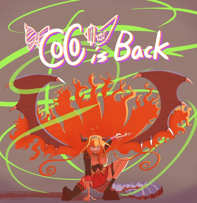 遅ればせながらお帰りなさい4代目
#みかじ絵 #WelcomebackCoco #おかえり桐生ココ 