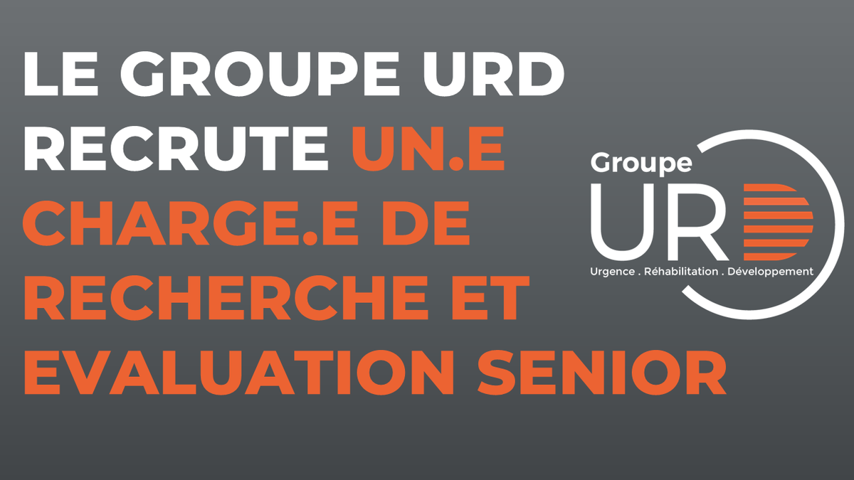 GroupeURD's tweet photo. 📢 [Recrutement] 
Vous souhaitez vous engager activement pour l’amélioration des pratiques humanitaires ? 
Le @GroupeURD recherche un.e chargé.e de recherche et évaluation senior ! Pour postuler👉https://t.co/oDxs8ihwQa https://t.co/hwzZrPlWFF