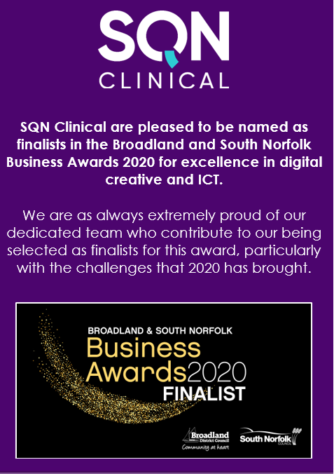 SQN Clinical (Syne qua non Ltd) (@sqnclinical) on Twitter photo 