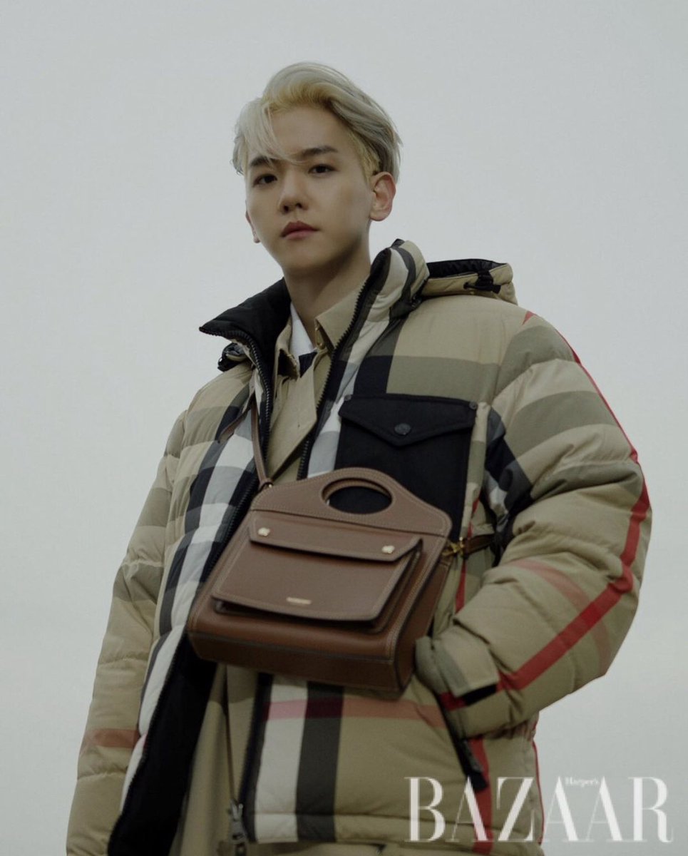 Rownabells's tweet photo. My Burberry boy 🥺 #Byunberry @B_hundred_Hyun https://t.co/DTNqtvEOib